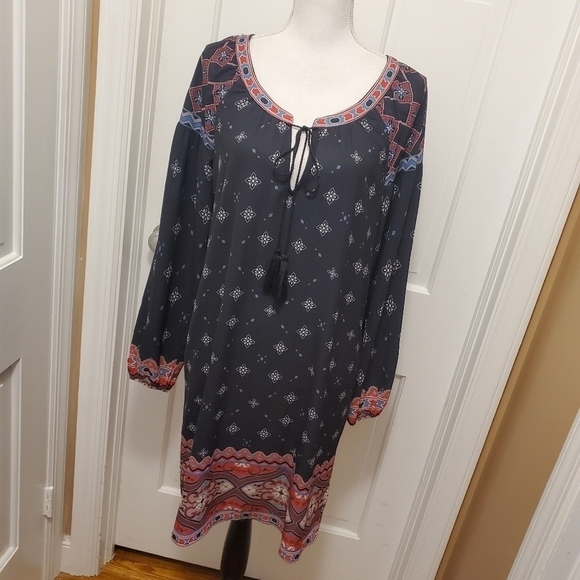 Flying Tomato Colorful Print dress Size Medium - Picture 1 of 6